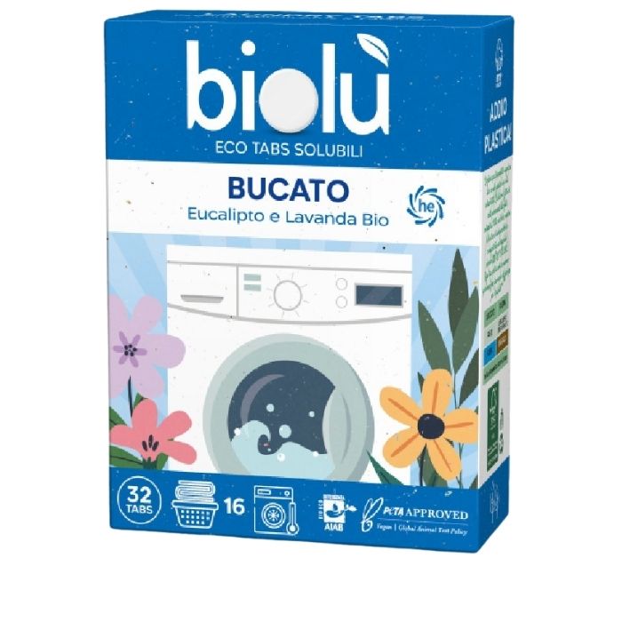 Detersivo bucato in tabs