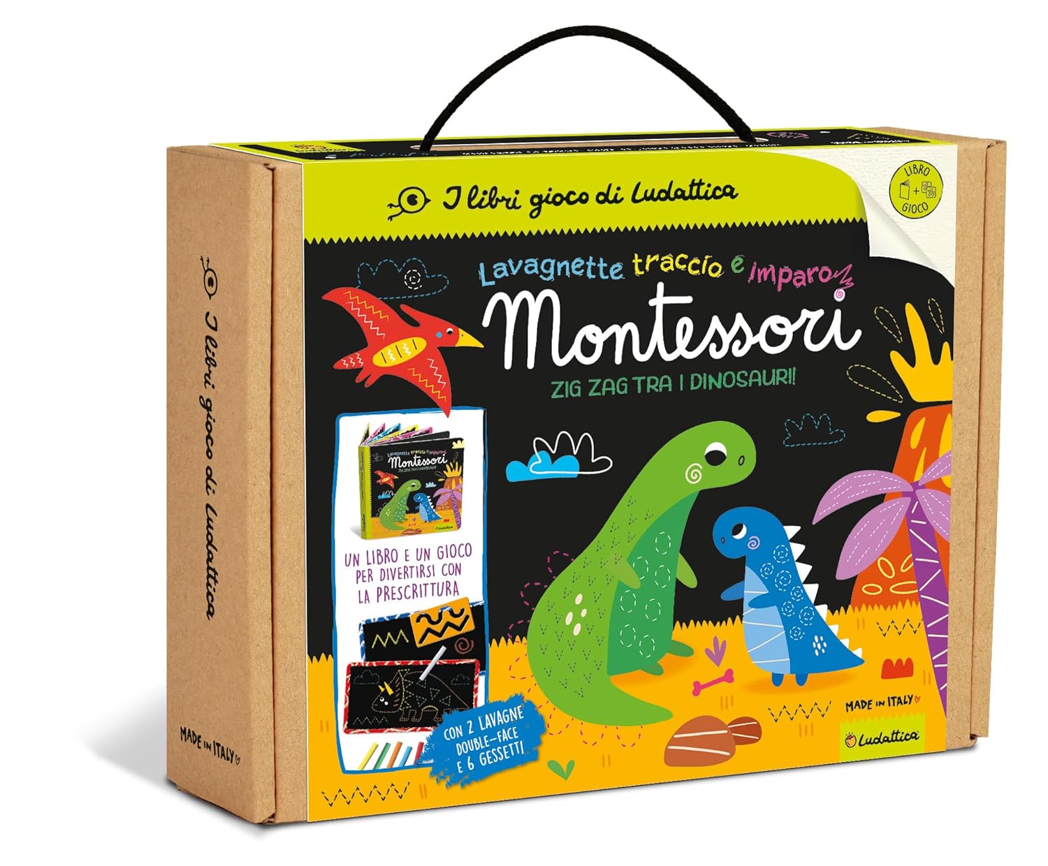 Lavagnette Montessori – Zig Zag tra i dinosauri