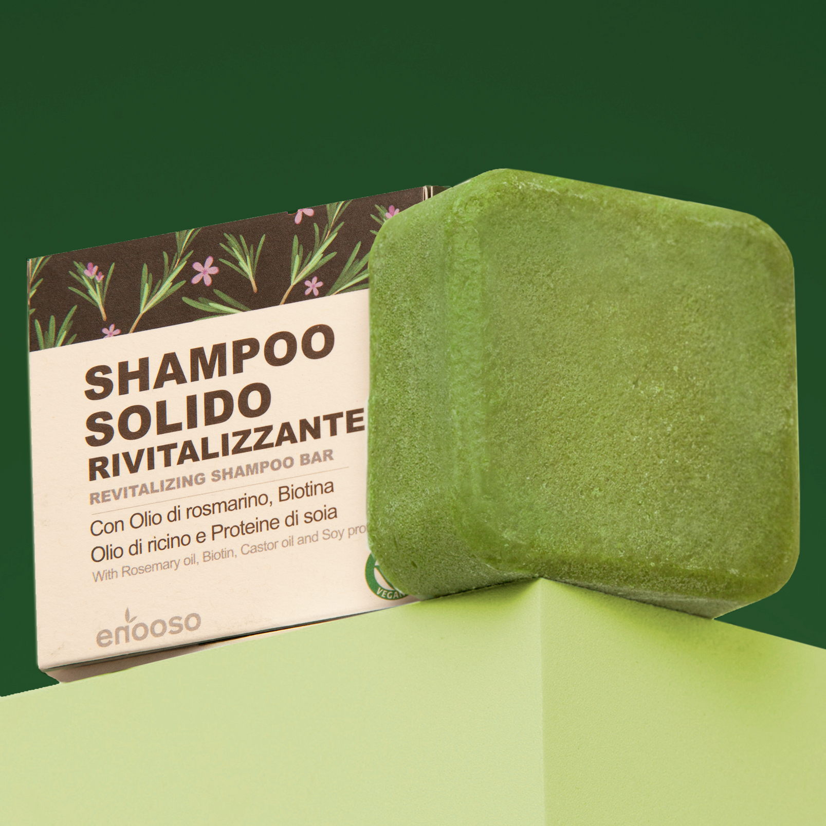 Shampoo solido rivitalizzante