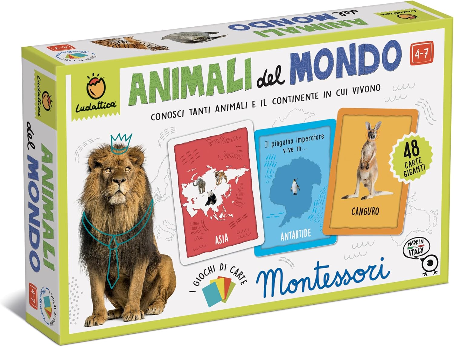 Le carte Montessori- Animali del mondo
