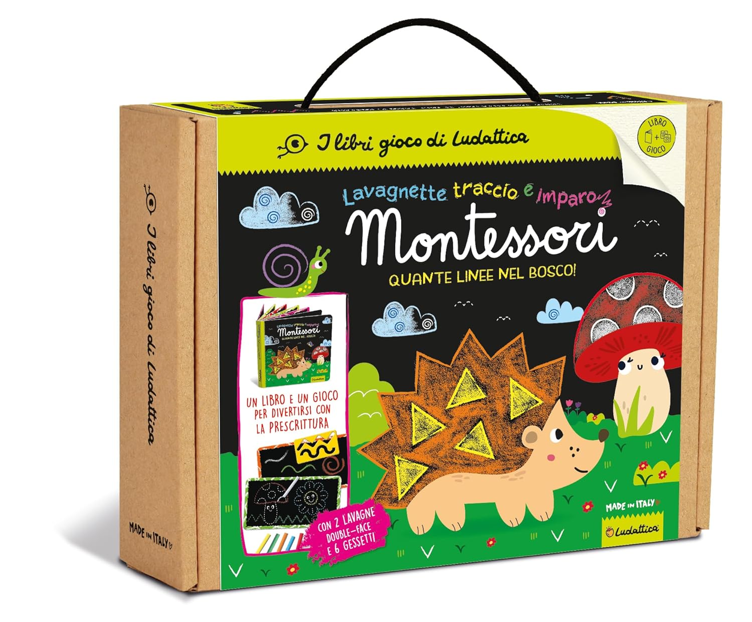 Lavagnette Montessori – Quante linee nel bosco
